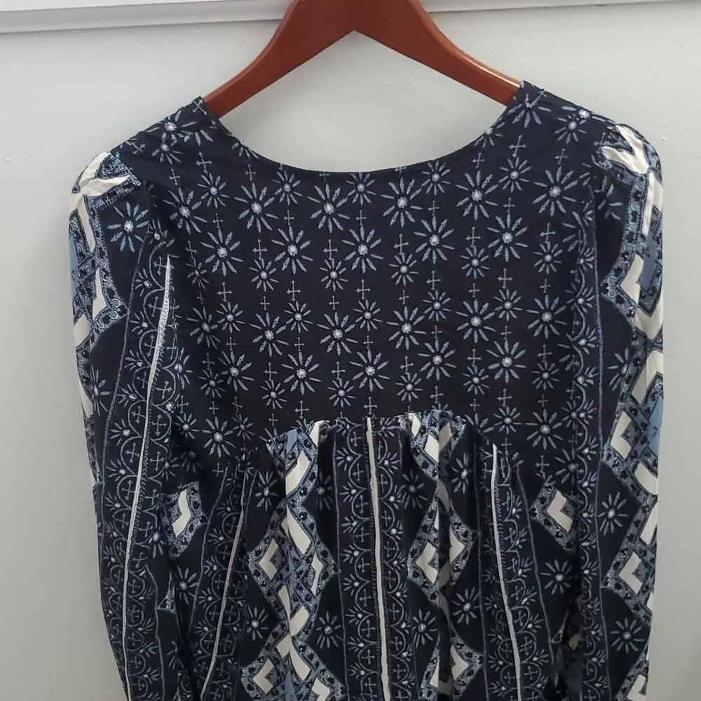 Free People Down By The Bay Tunic Bohemian Size XS